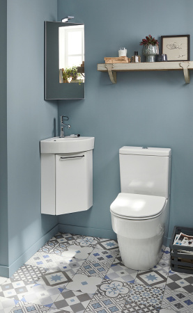 Угловой рукомойник Jacob Delafon Odeon Rive Gauche EGP112-00 34х34 фото