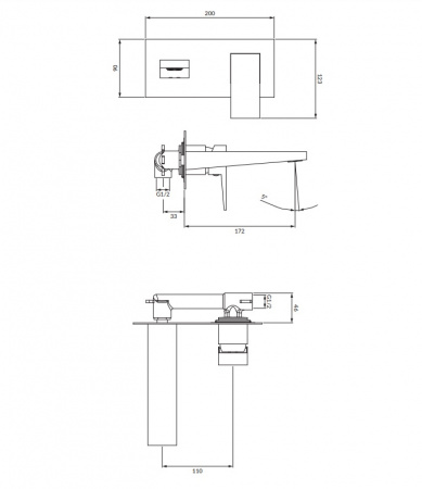 Cмеситель для раковины Omnires Fresh FR7115CR фото