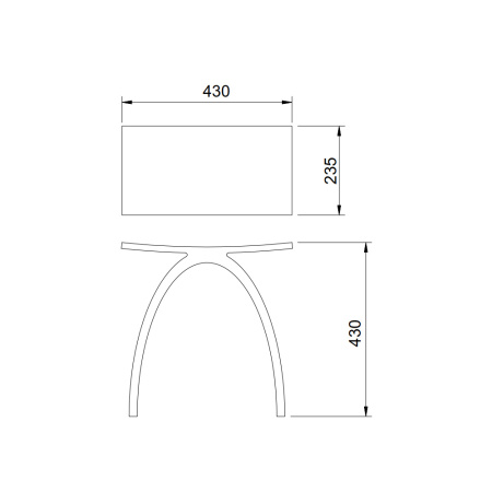 Стульчик для ванной ABBER Stein AS1639MB черный матовый фото