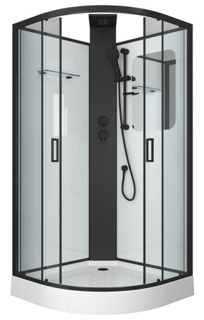 Душевая кабина Grossman Elegans GR250 100x100 черная фото