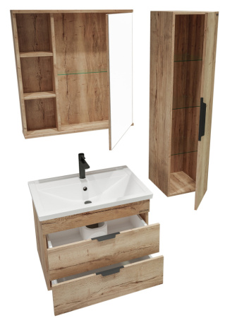 Зеркало-шкаф Grossman Форта 70 207002 дуб галифакс фото