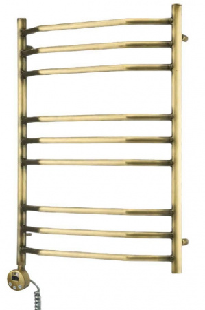 Полотенцесушитель электрический Domoterm Лаура П9 (500х700) (бронза) левый фото