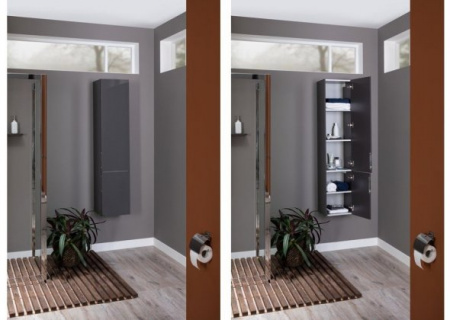 Шкаф-пенал для ванной Aquanet Алвита 35 00240197 фото