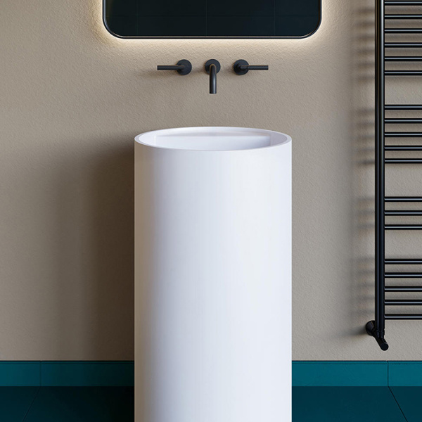 Напольная раковина Salini Armonia 130114G белый глянец фото