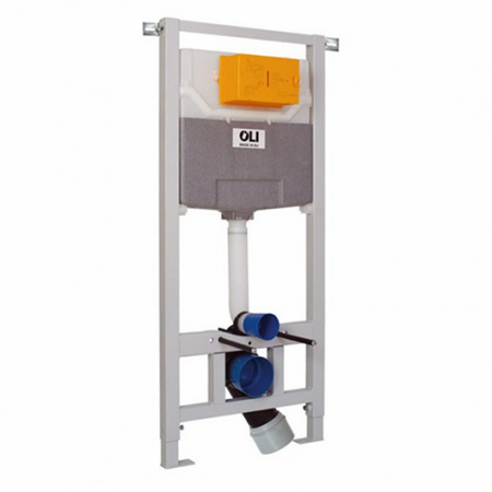 Инсталляция для подвесного унитаза Oli 120 Plus пневматика, fast-fit 177306 фото