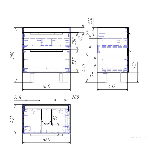 Тумба с раковиной Alvaro Banos Viento maximo 8403.1400 70 см фото