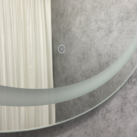 Зеркало Comforty Круг-60 светодиодная лента, сенсор фото