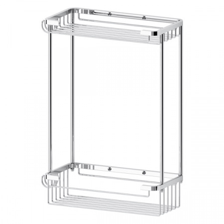 Полочка-решетка двухуровневая прямоугольная FBS Ryna RYN 020 фото