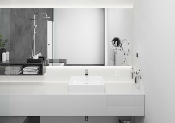 Высокий смеситель для раковины Hansgrohe Vernis Shape 71562000 хром фото