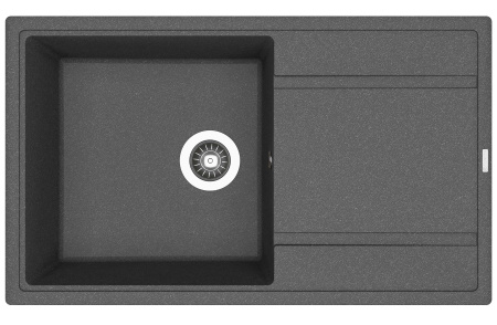 Кухонная мойка ЛИПСИ 860 Florentina 20.130.D0860 чёрный фото