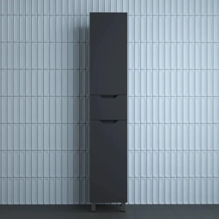 Шкаф-пенал напольный Style Line Остин ЛС-00002412 графит фото