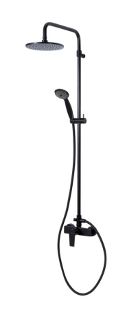 Душевая система (стойка) Cezares Nautic NAUTIC-CD-NOP черная матовая фото