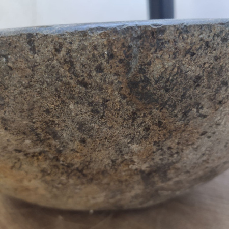 Накладная раковина из речного камня RS01175 (46*34*16) 10 фото