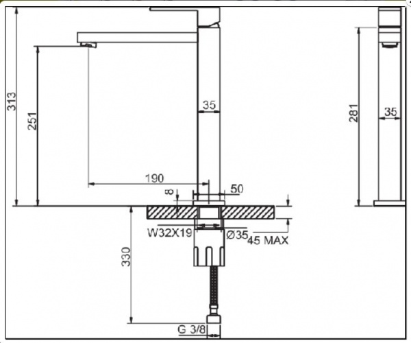 Смеситель для кухни Cezares Molveno MOLVENO-LLPM-01-Cr фото