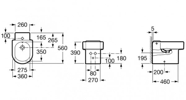 Биде напольное Roca Happening 357564000 фото