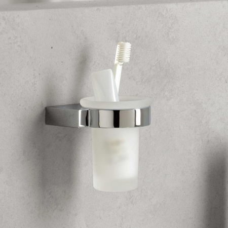 Стакан для зубных щеток стеклянный Kludi A-XES 4897505 фото