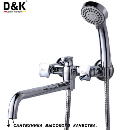 Смеситель для ванны с душем D&K Hessen Grimm DA1383301 фото