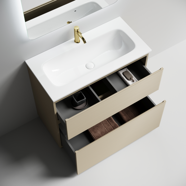 Тумба под раковину Sancos Folk Floor FL90FCP капучино фото