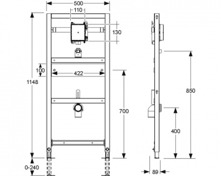Инсталляция для писсуара Mepa VariVIT 532010 фото