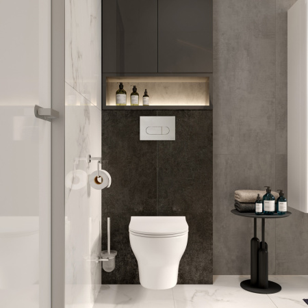 Подвесной унитаз безободковый VitrA Zentrum Round (Зентрум Раунд) 7786B003-0075 фото