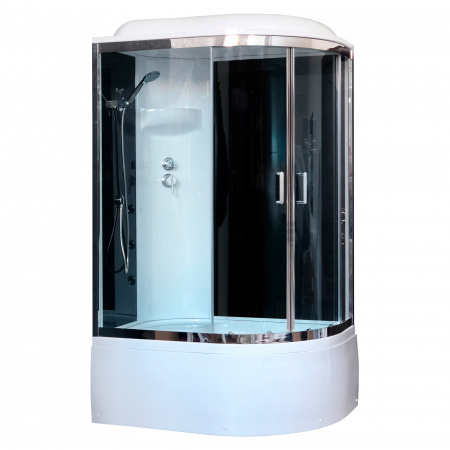 Душевая кабина Royal Bath ВК RB8120BK6-BT-CH 120x80 L фото