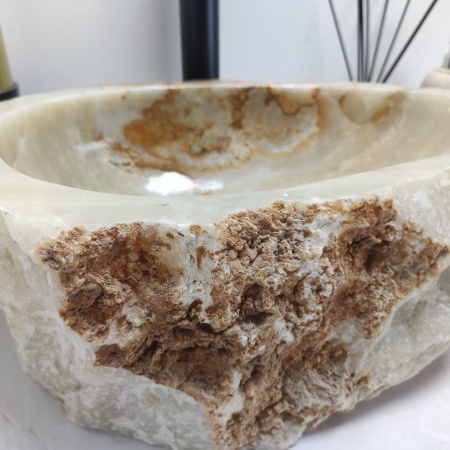 Накладная раковина из оникса Erozy Green EO-00544 (45*31*15см) фото