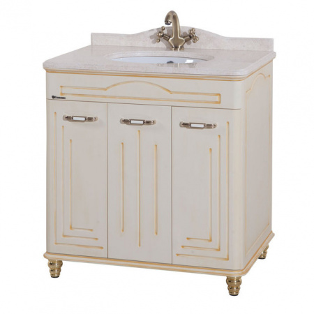 Тумба под раковину Bellezza Аллегро Люкс-100 бежевая фото