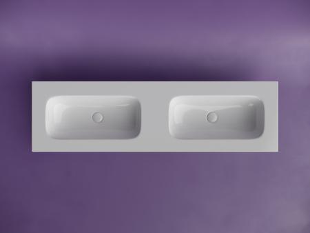 Двойная раковина Ceramica Nova Grace CN7023wx 161x45 фото