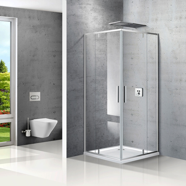 Душевой уголок Vincea Slim VPR-2SL9090CL 90x90 фото