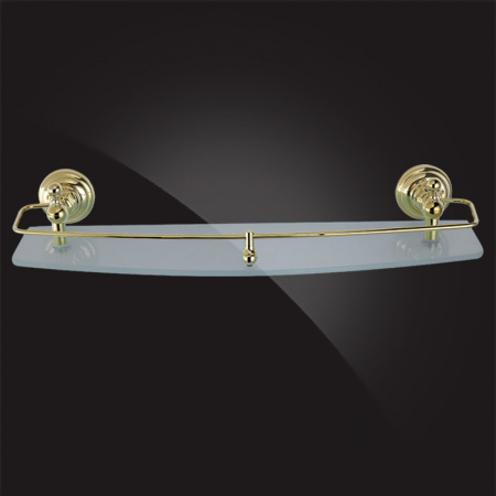 Полка стеклянная Elghansa Praktic Gold PRK-550-Gold 50 см фото