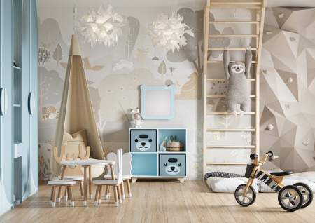 Детское зеркало Акватон Каспер 1A283402CR0E0 мишка фото