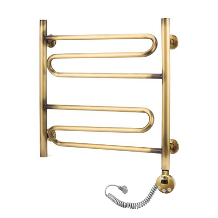 Полотенцесушитель электрический Domoterm Офелия П6 (500х500) (бронза) правый фото