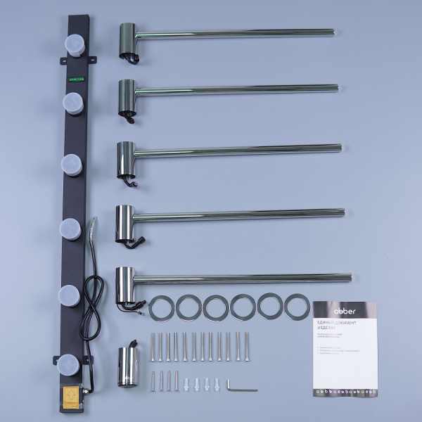 Электрический полотенцесушитель Abber Charme AH4005 хром фото