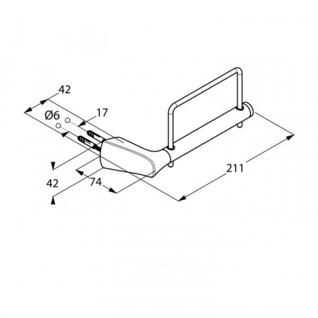 Держатель для туалетной бумаги Kludi Ambienta 5397105 фото