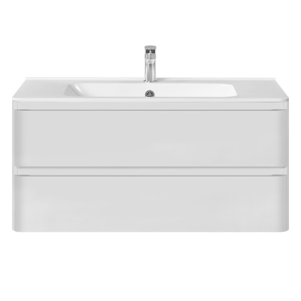 Тумба под раковину Vincea Vico VMC-2V100GW G.White 100 см фото