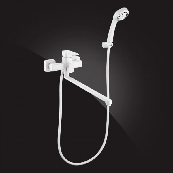 Смеситель для ванны с душем Elghansa Mondschein White 5302235-White фото