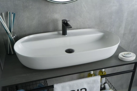 Накладная раковина GID N9347 81x41 фото