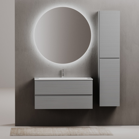 Тумба под раковину Sancos Folk FL100ES Ergraut soft фото