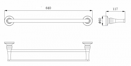 Полотенцедержатель Rush Corsica CO42532 фото