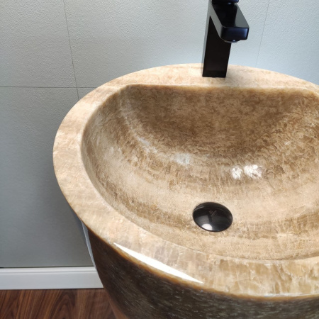 Раковина напольная из оникса Sunset ON-01347 (45*45*90) фото