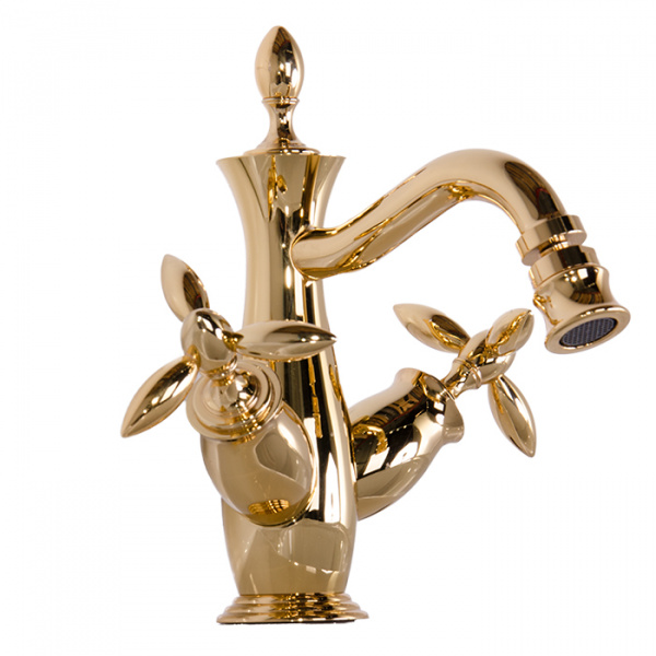 Смеситель для биде двухвентильный Gattoni Timor 1835018D0 oro фото