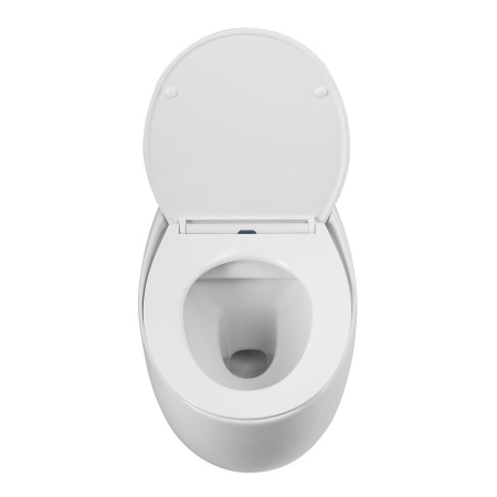 Унитаз подвесной безободковый Art&Max Forli AM020CHR/SC с сиденьем фото