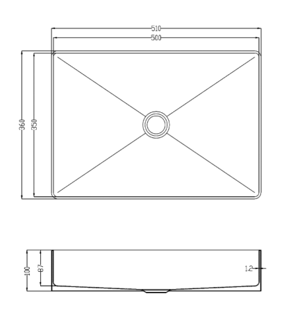 Накладная раковина из нержавеющей стали AltroBagno Astro 001020BrAn состаренная бронза фото