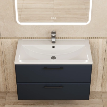 Тумба под раковину Uperwood Foster 80 TFosterNEW80b черная фото