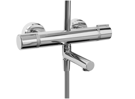 Душевая система с термостатом Jacob Delafon Atom E26238-CP фото