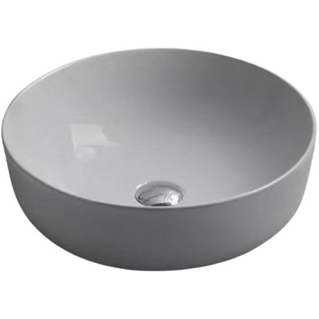 Накладная раковина SantiLine SL-1054MG 41x41 серая матовая фото