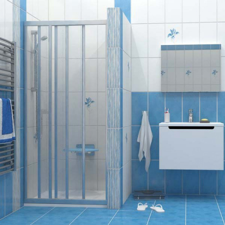 Душевая дверь Ravak Supernova ASDP3-100 00VA0102Z1 бел./transparent фото