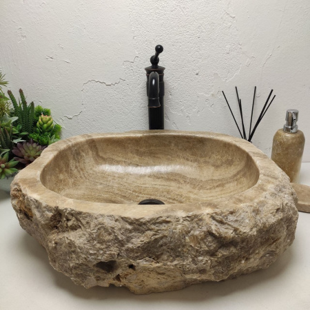 Накладная раковина из оникса Erozy Sunset EO-01268 (56*40*16) фото