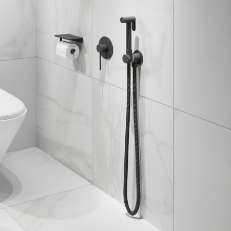 Гигиенический душ со смесителем Timo Saona 2389/03SM Черный фото