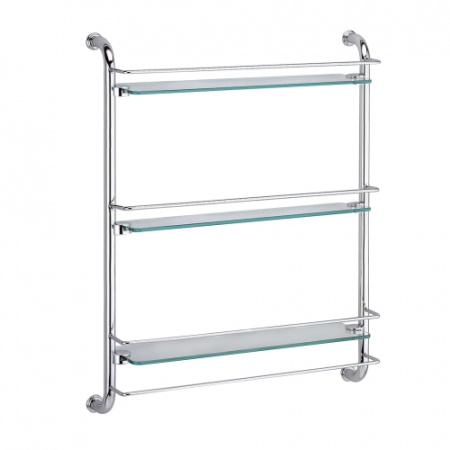 Тройная стеклянная полка WasserKRAFT K-2033 фото